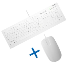 ACTIVE KEY USB-Aktionsbundle weiß - Maus mit Scroll Sensor 
