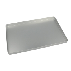 EURONDA Aluminium Norm-Tray, Boden ungelocht, silber silber