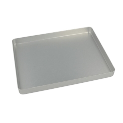 EURONDA Aluminium-Mini-Tray, Boden ungelocht, silber silber